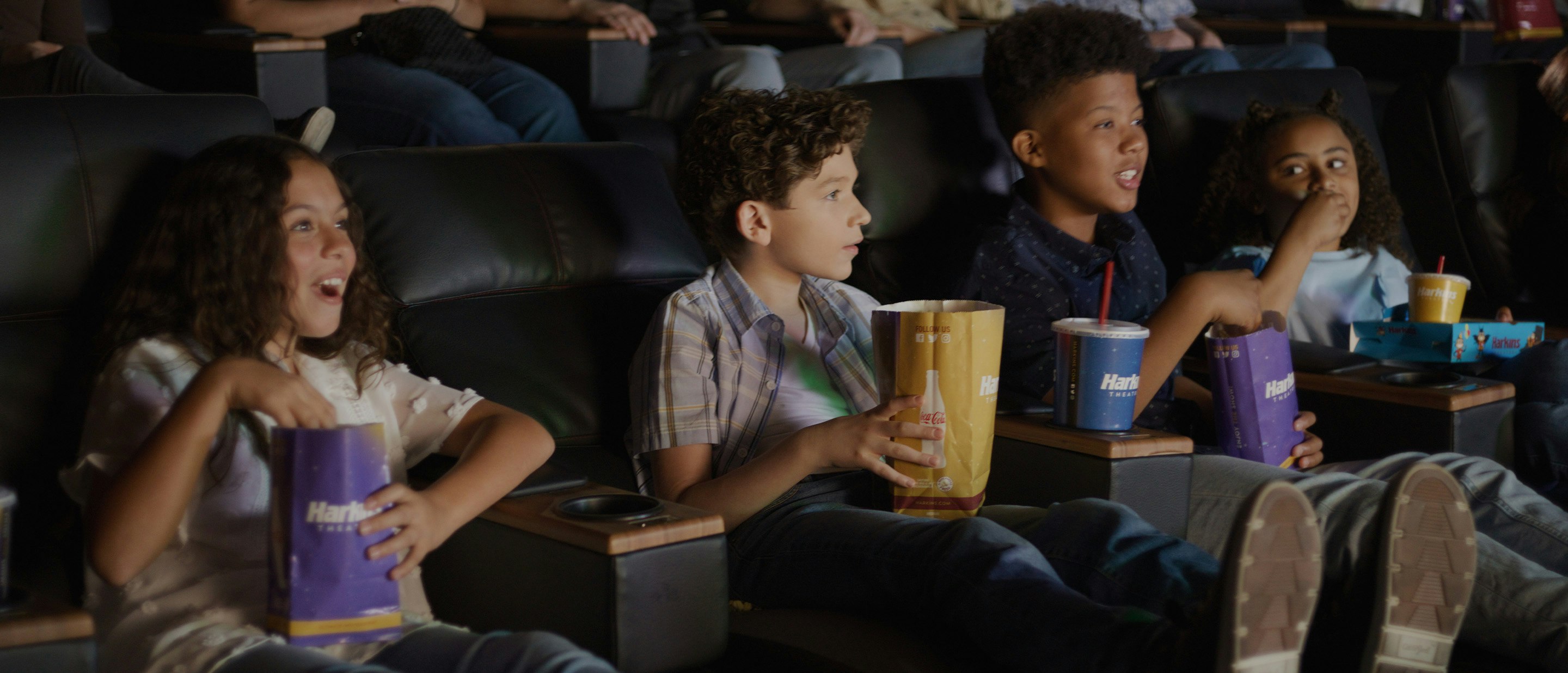 Sensory friendly screenings include brightened light levels, reduced sound volume and room for guest interaction.