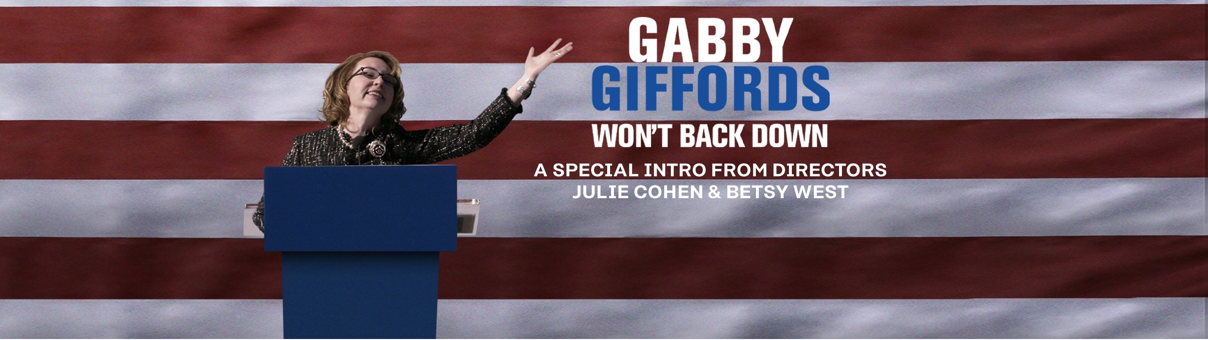 Gabby Giffords Won't Back Down - background image